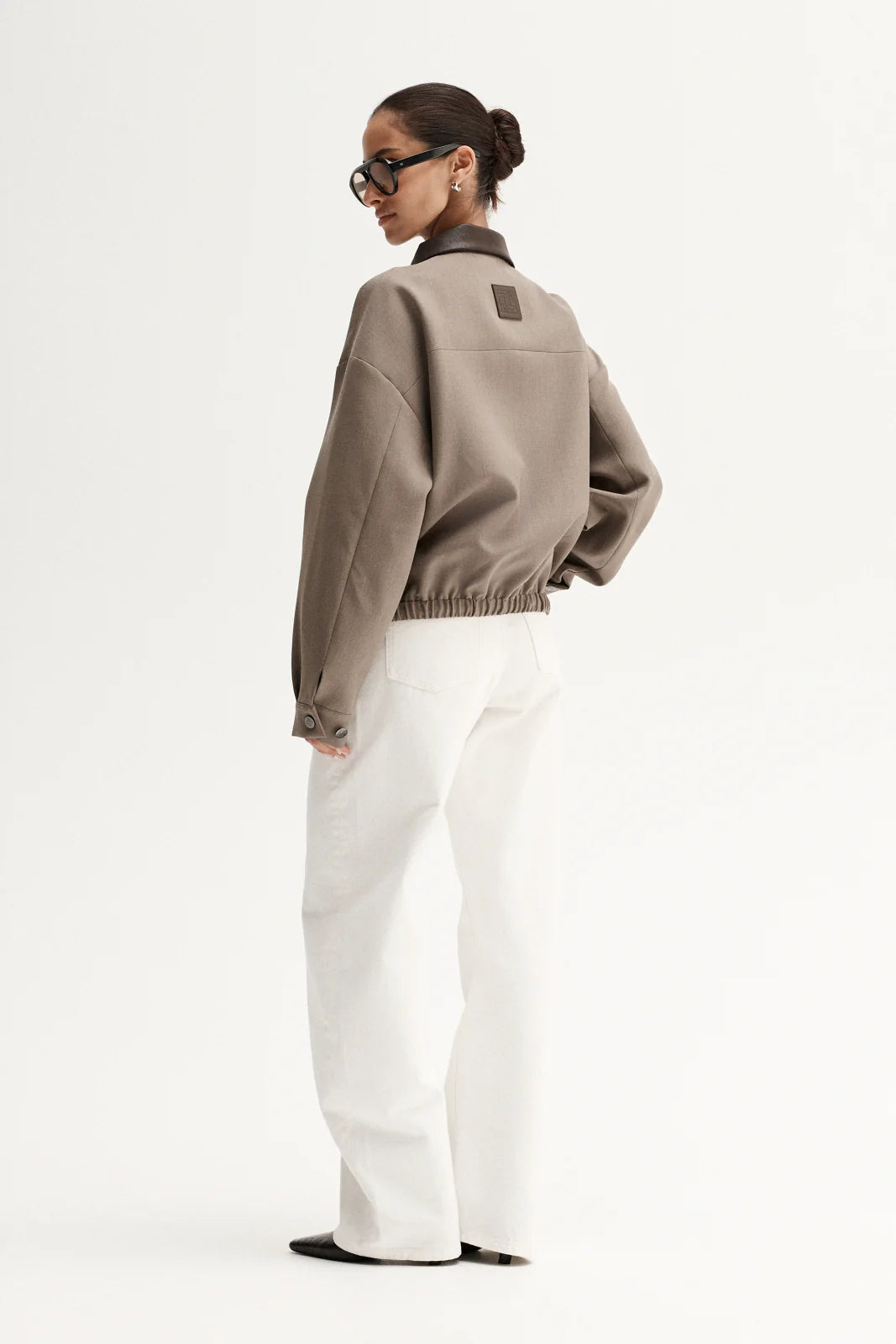 Dara Bomber Jacket | Taupe