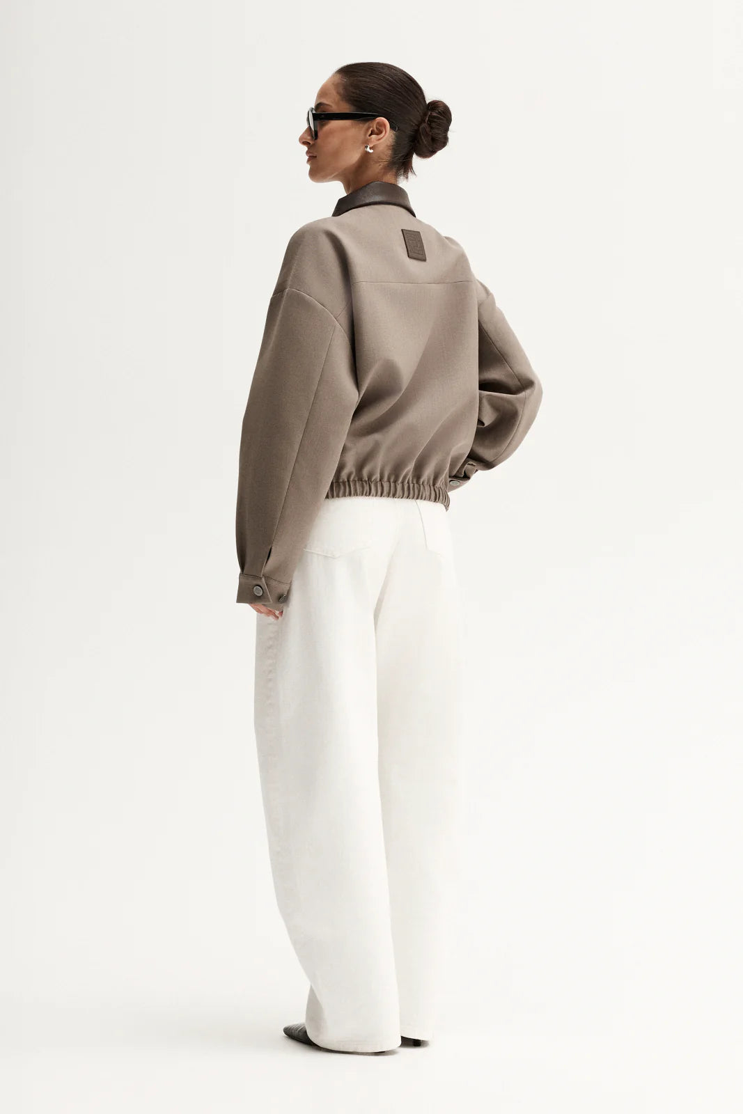 Dara Bomber Jacket | Taupe