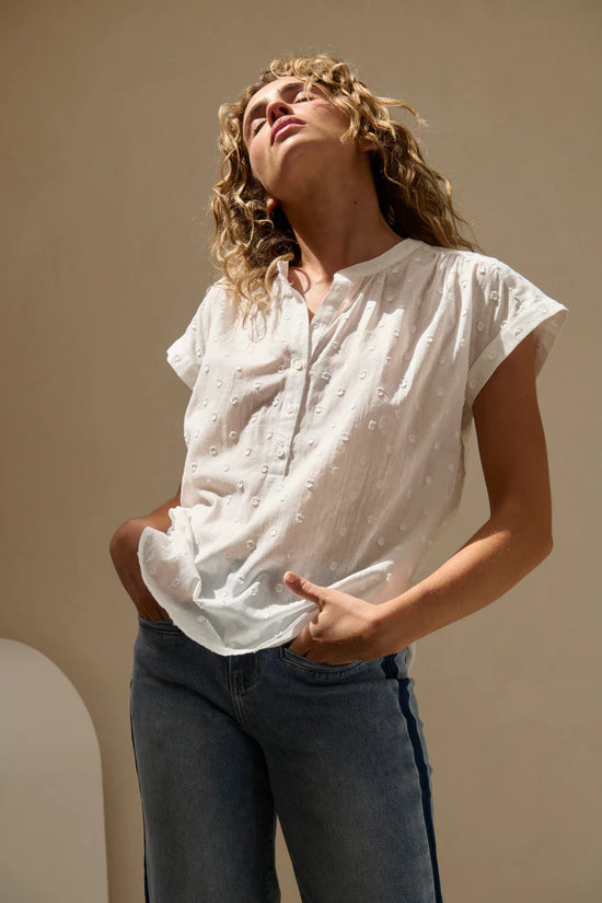 Ashley Shirt | White Dots