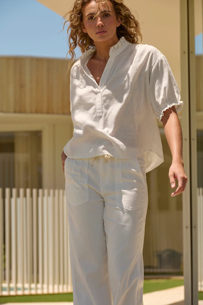 Amber Shirt | White
