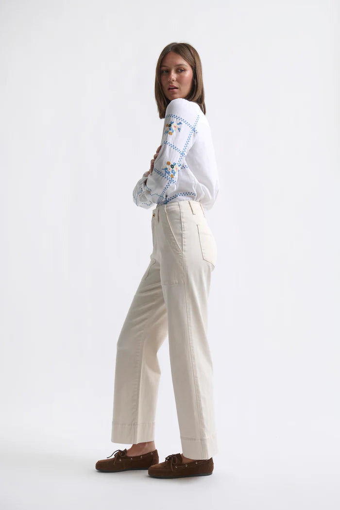 Celeste Pant | Ecru