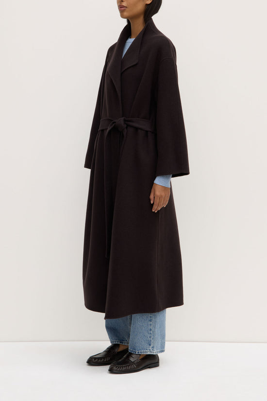 Kinsley Wool Coat | Ganache