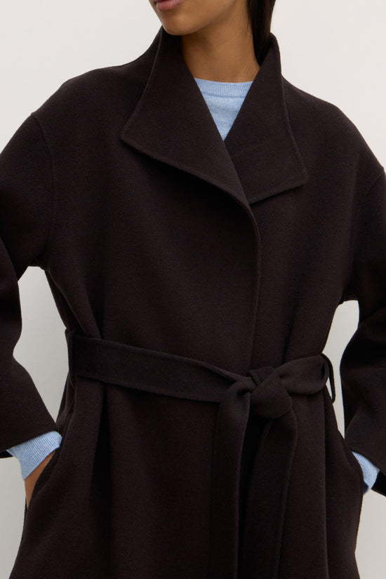 Kinsley Wool Coat | Ganache