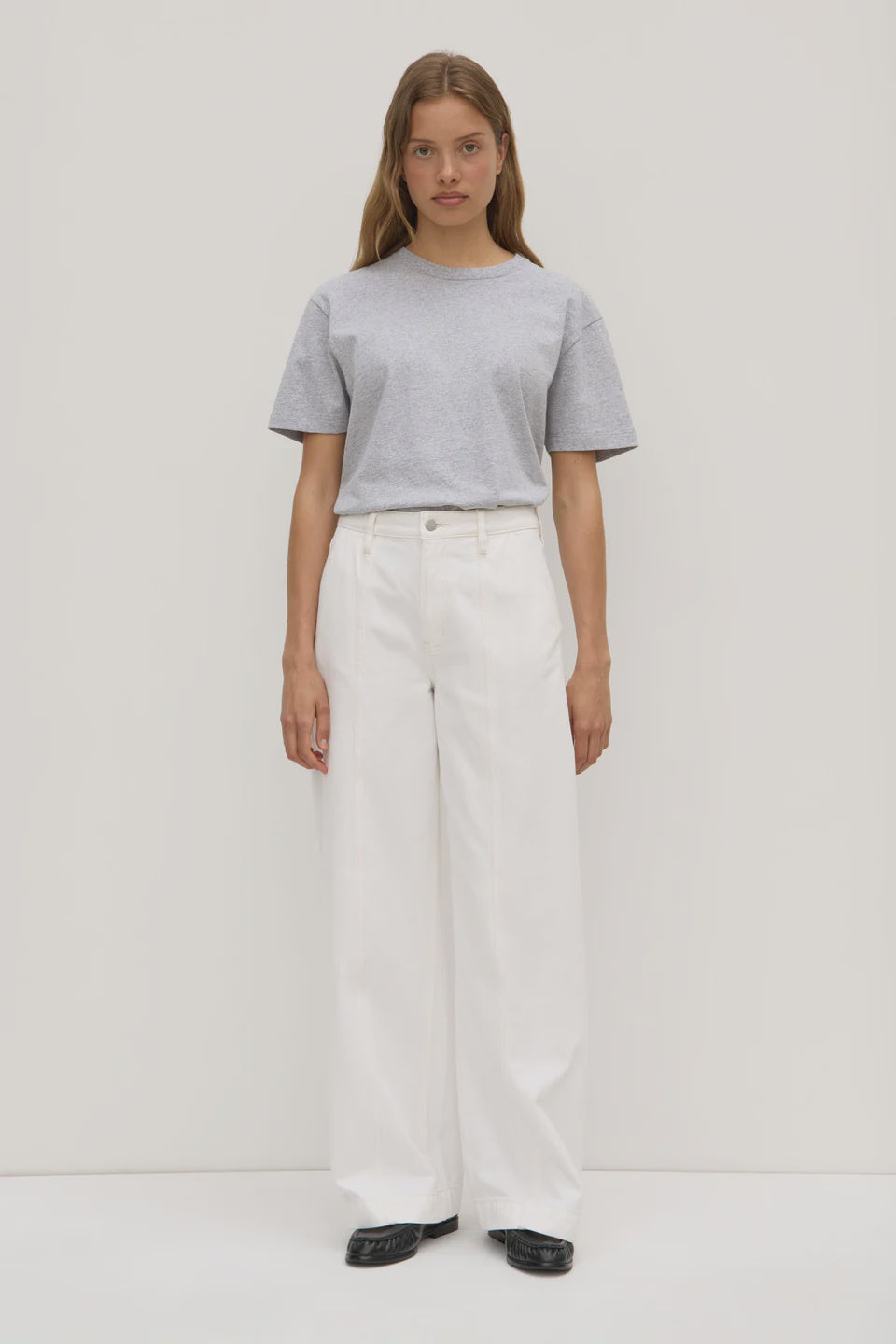 Lexi Wide Leg Jean | Vintage White