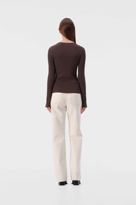 Load image into Gallery viewer, Lilli Knit Top | Graphite
