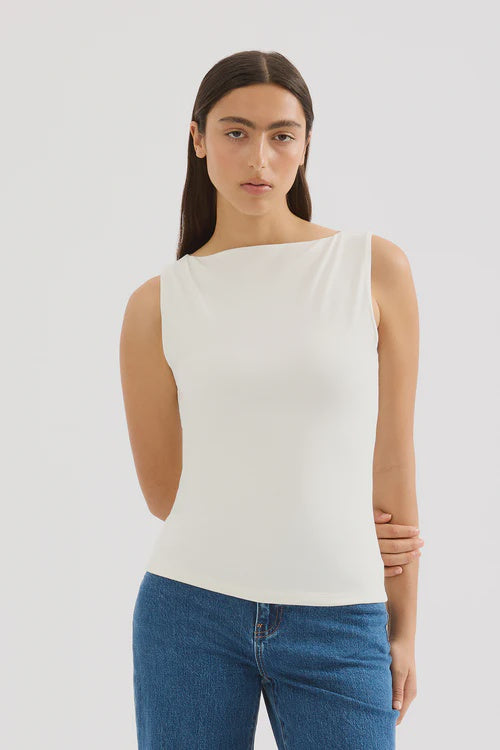 Lois Organic Tank | White