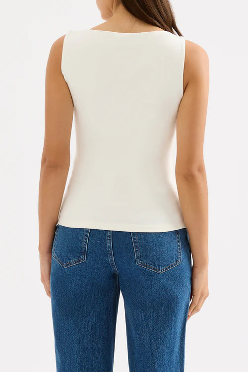 Lois Organic Tank | White