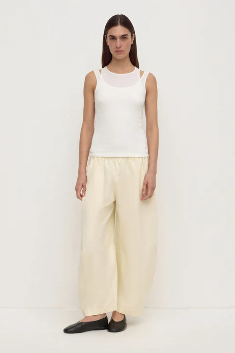 Lola Barrel Pant | Vanilla