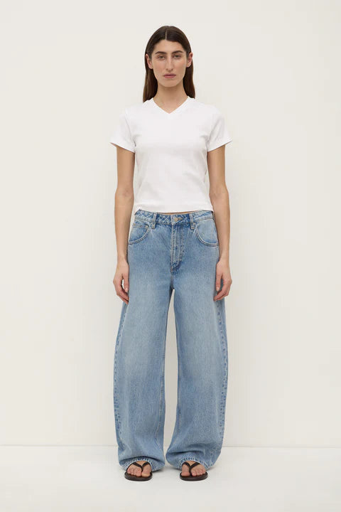 Low Curve Mid Rise Jean | Indigo Fade