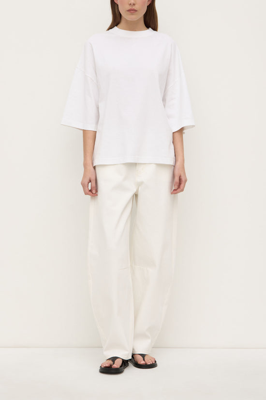 Max Cotton Short Sleeve Tee | White