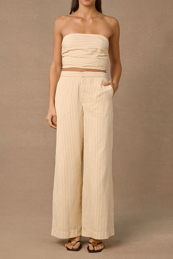 Radiance Pant | Wheat Stripe