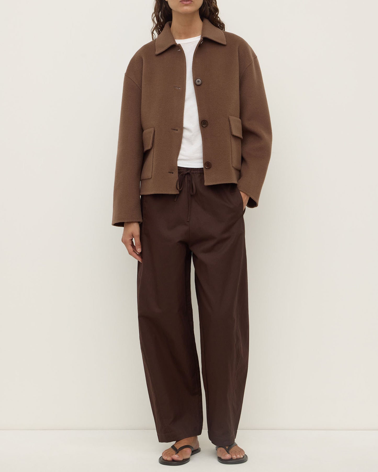 Mya Wool Jacket | Milk Choc
