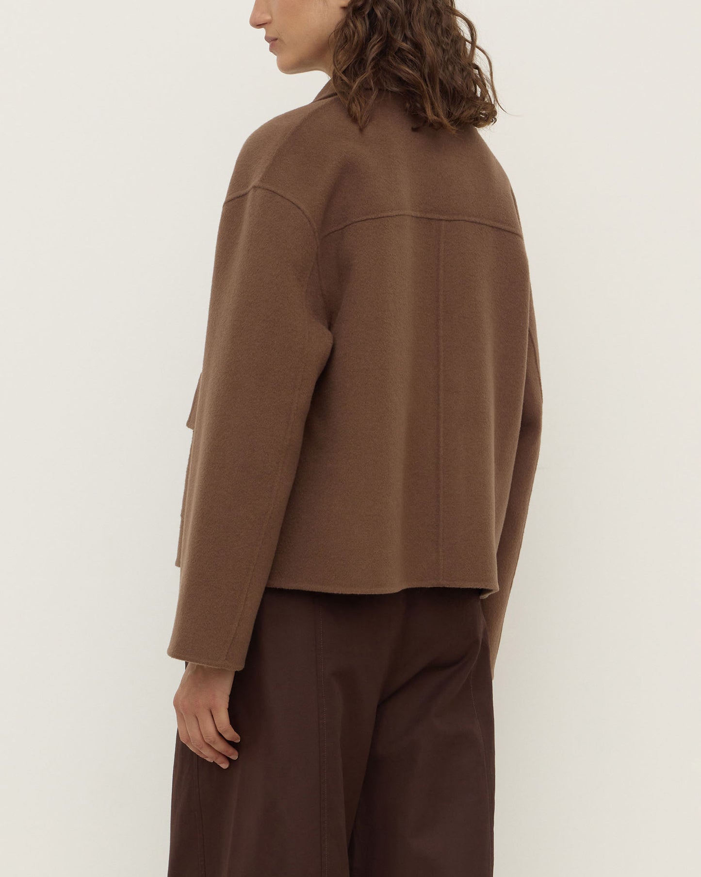 Mya Wool Jacket | Milk Choc