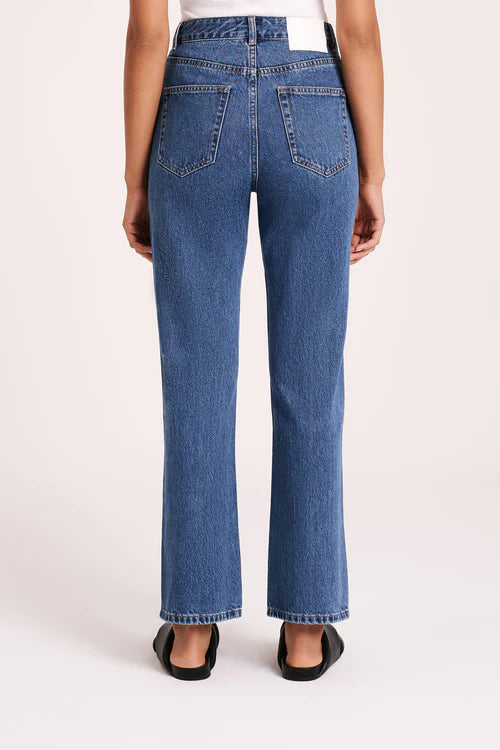 Organic Straight Leg Jean | Vintage Blue