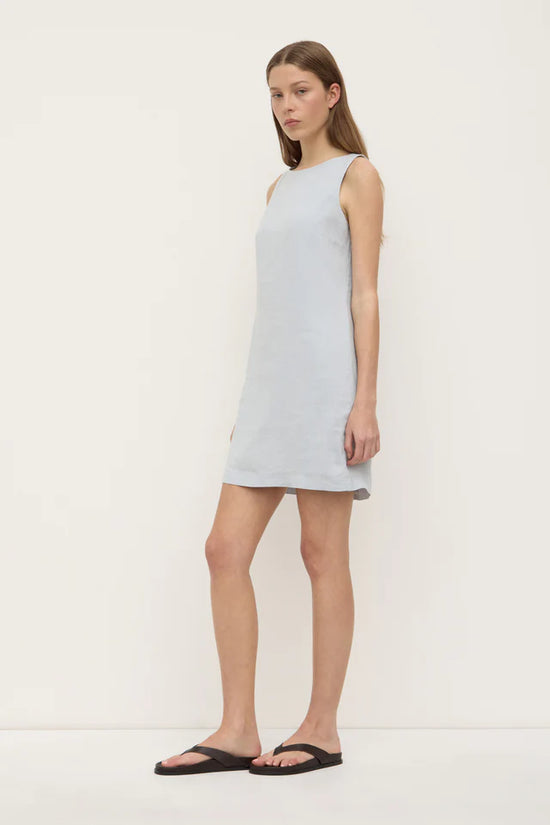 Nadine Linen Mini Dress | Cloud