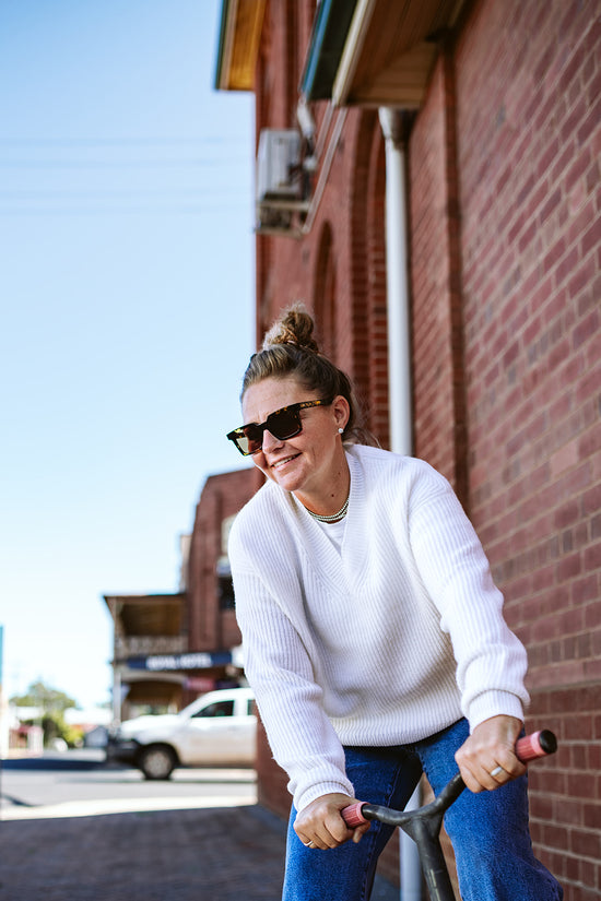 Nova Long Sleeve Knit | Cream