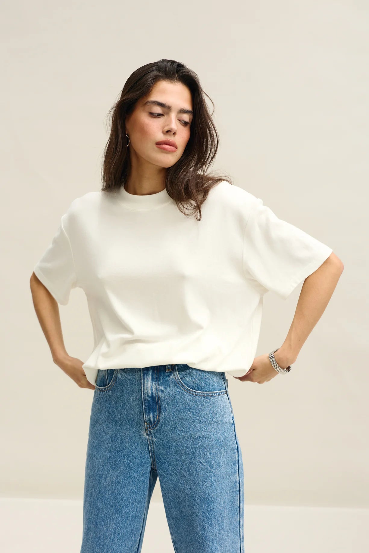Margot Relaxed Tee | White