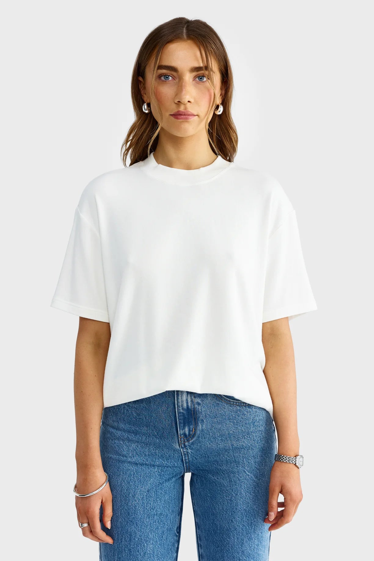 Margot Relaxed Tee | White