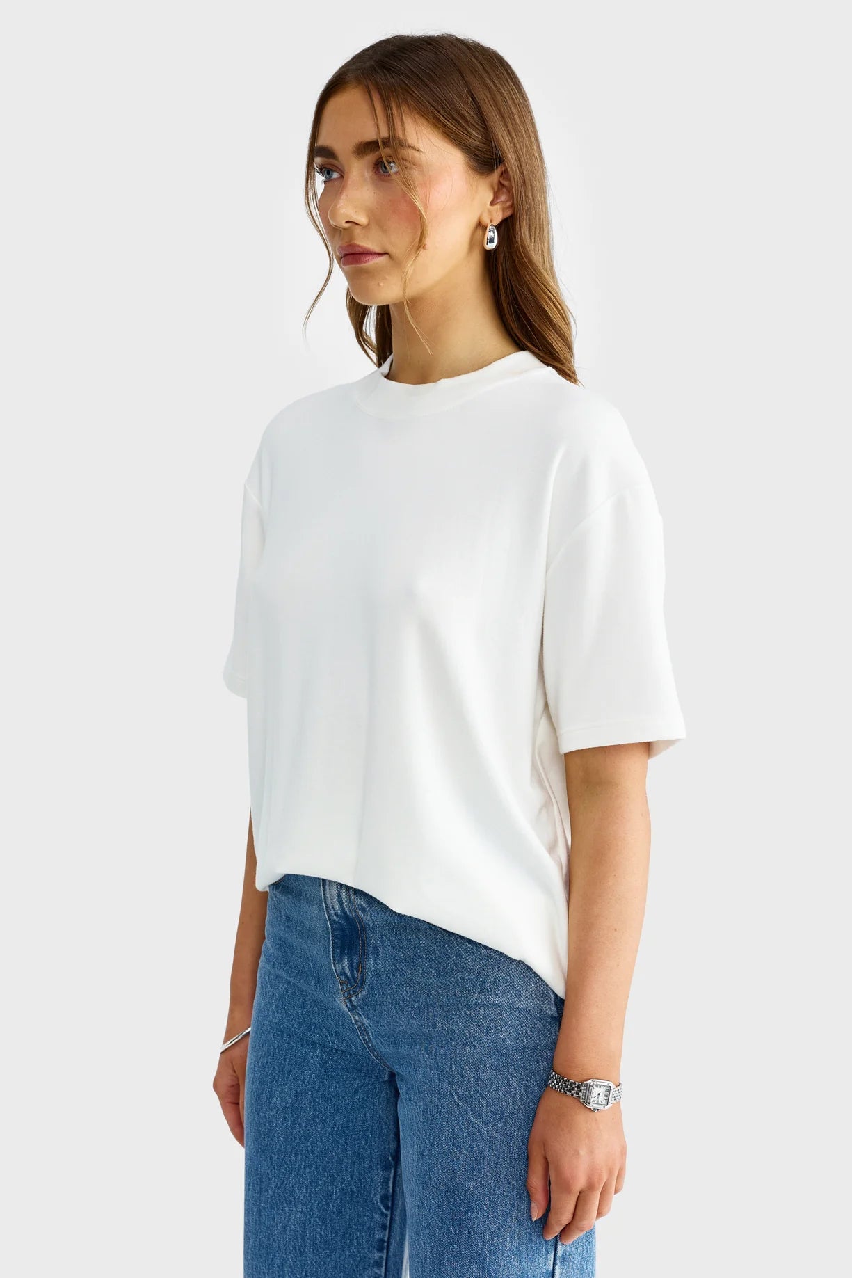 Margot Relaxed Tee | White