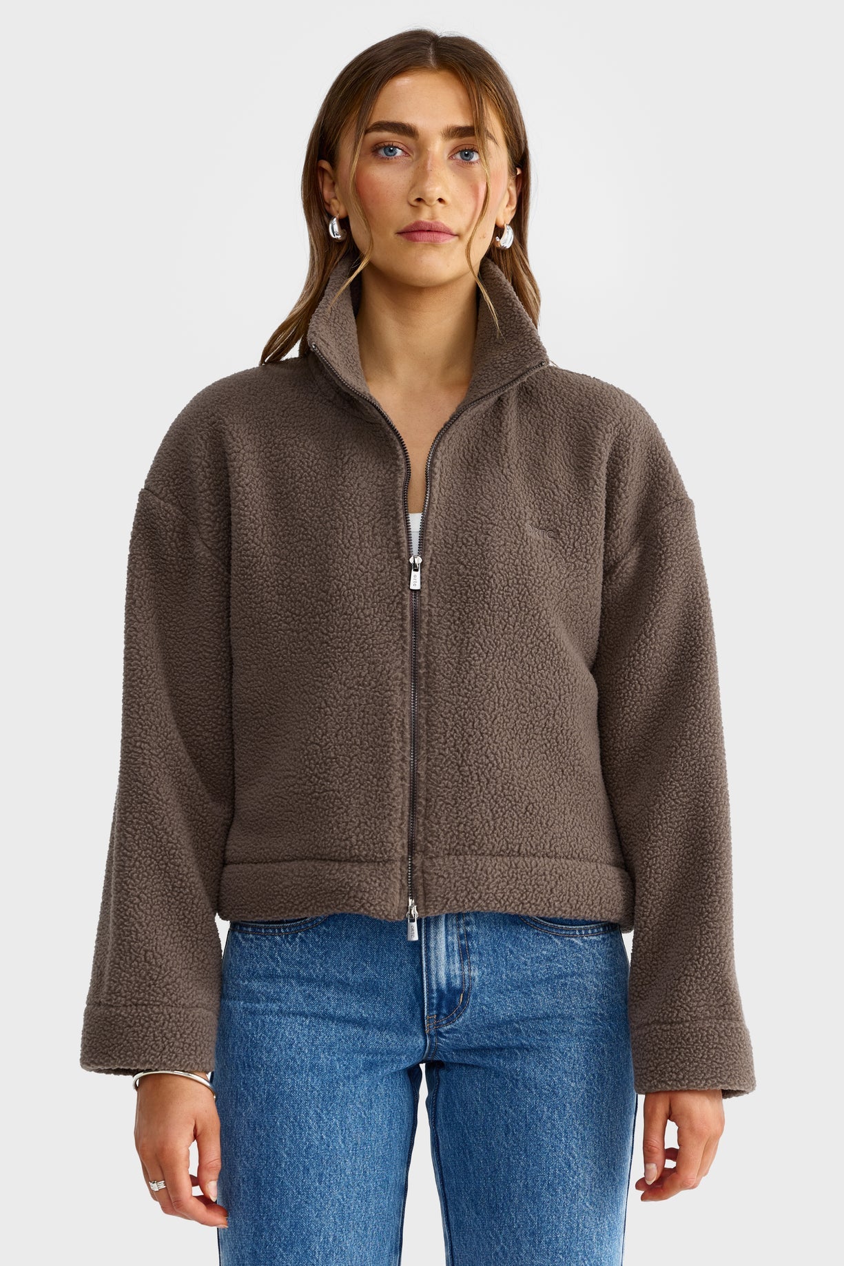 Solene Sherpa Jacket | Espresso