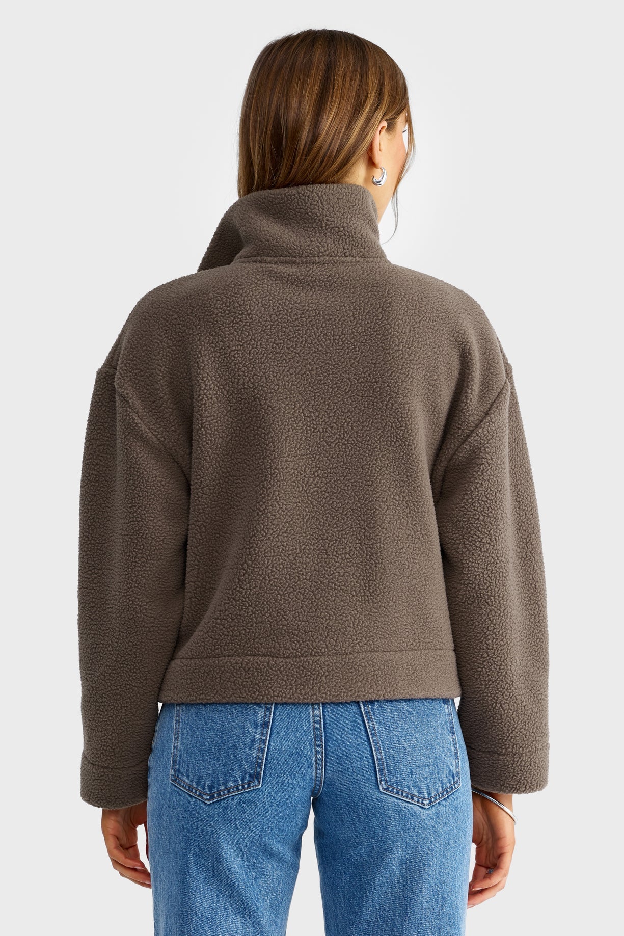 Solene Sherpa Jacket | Espresso