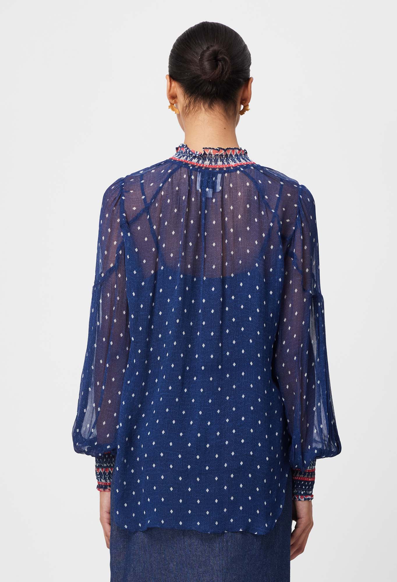 Phoenix Blouse | Lapis Spot