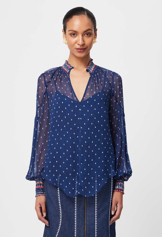 Phoenix Blouse | Lapis Spot