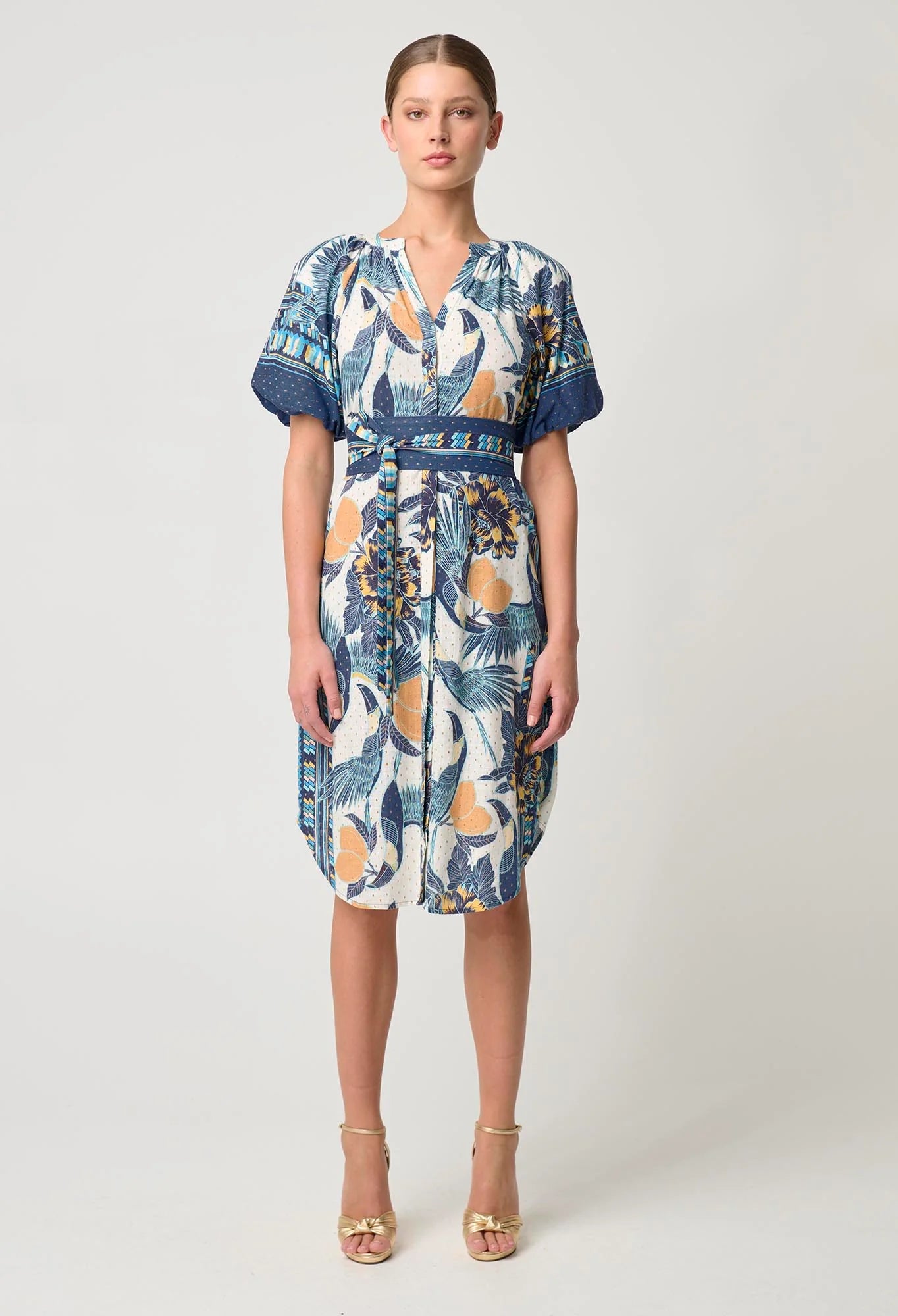 Bijou Raglan Sleeve Dress | Tukano Print