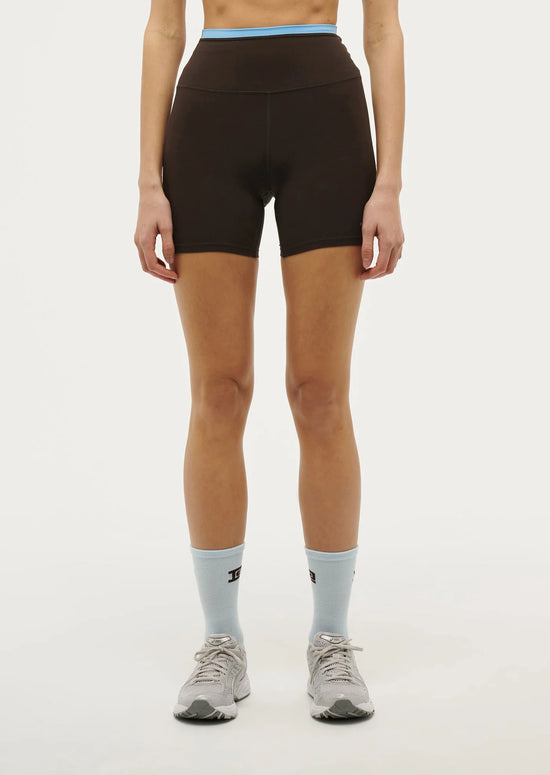 Stellar 5" Bike Short | Coffee