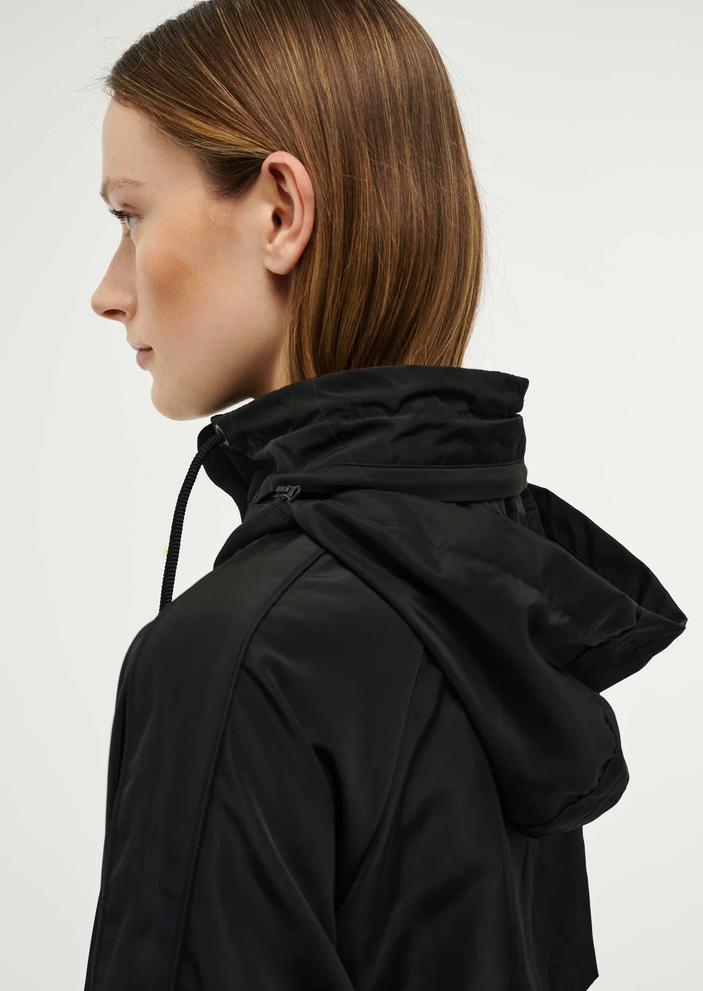 Mid Length Man Down Jacket | Black