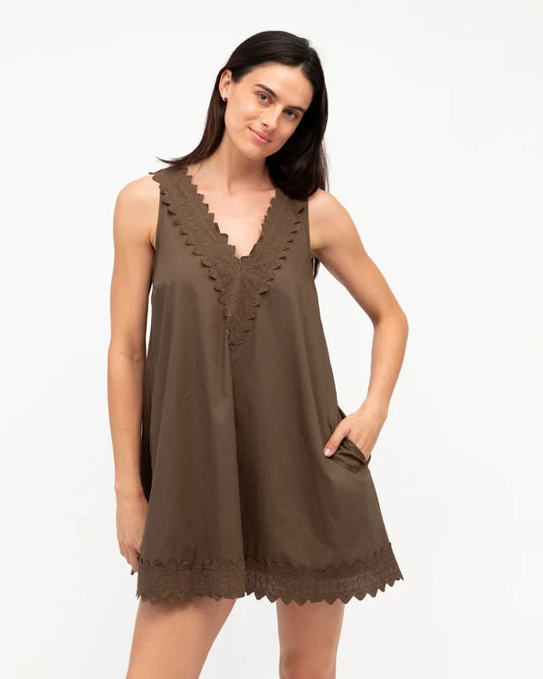 Permata Dress | Chocolate