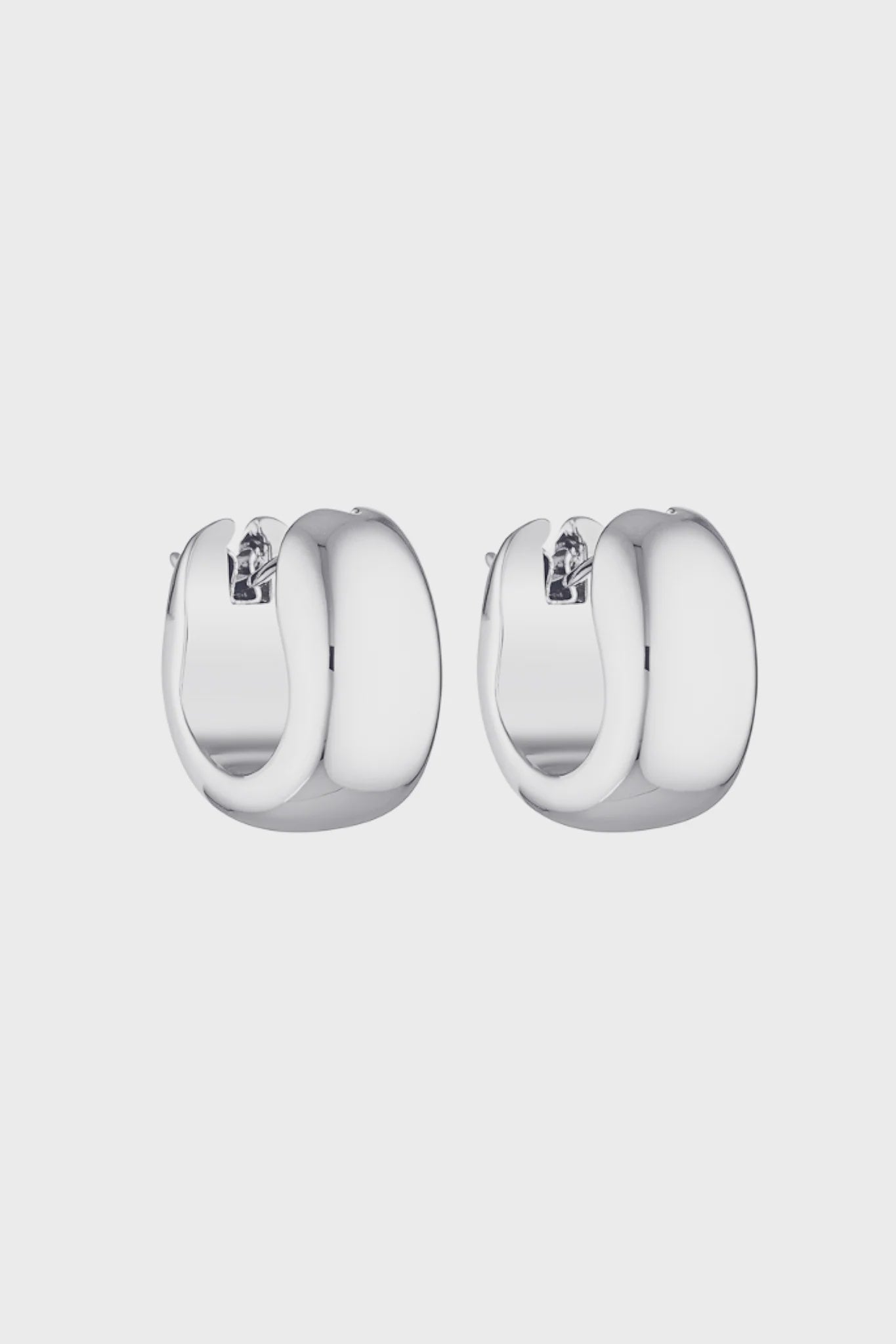 Blob Huggies | White Gold