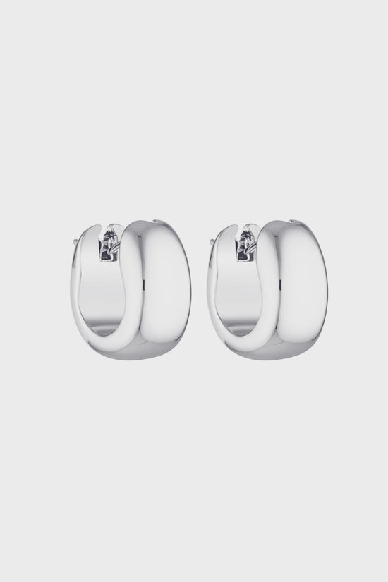 Blob Huggies | White Gold