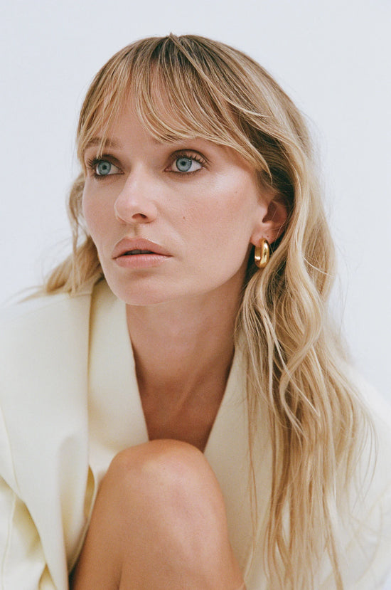 Petite Thick Huggies 25mm | Gold