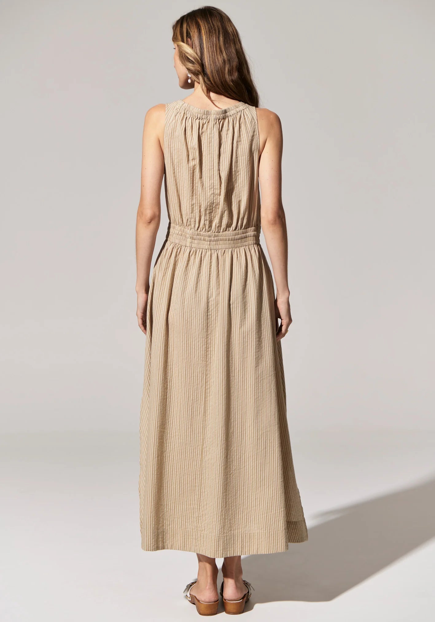 Acacia Tank Dress | Light Khaki