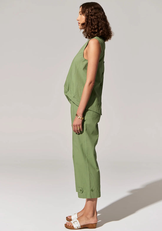 Ava Convertible Pant | Green