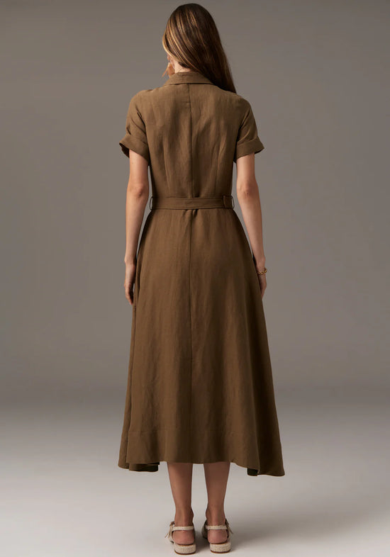 Riley Shirt Dress | Khaki