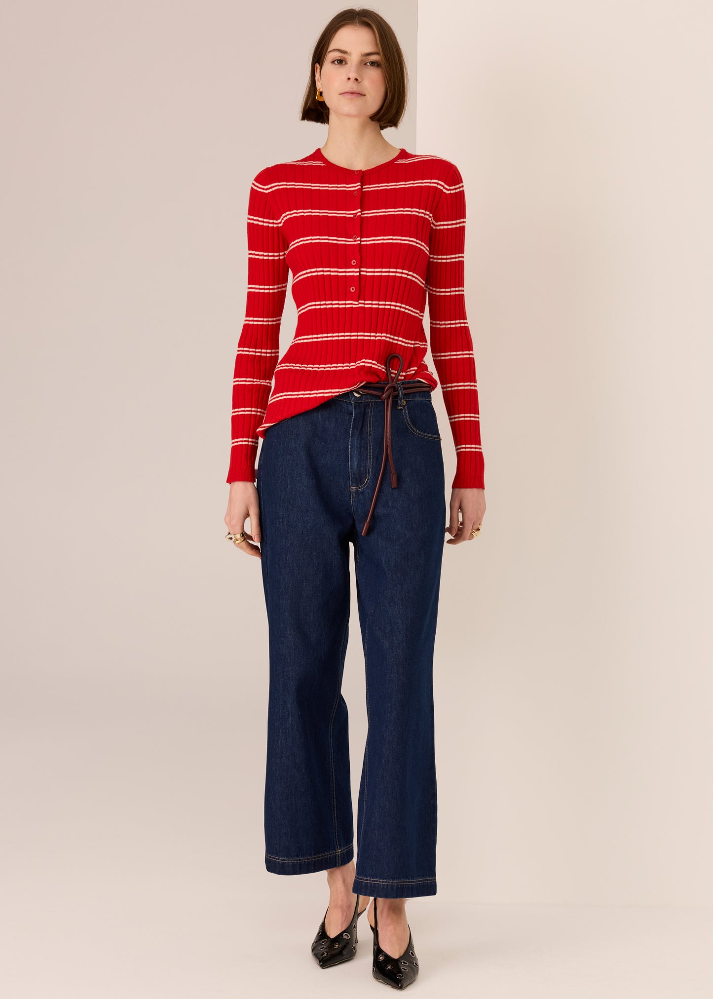 Andie Cropped Jean | Dark Wash