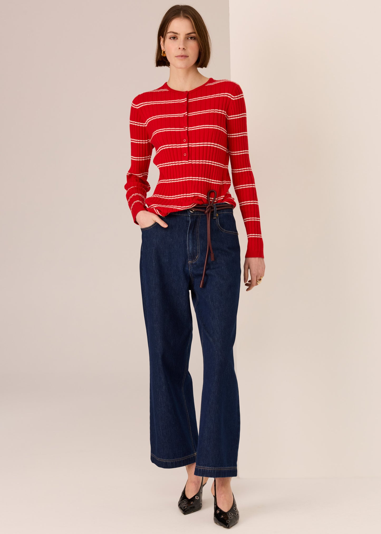 Andie Cropped Jean | Dark Wash