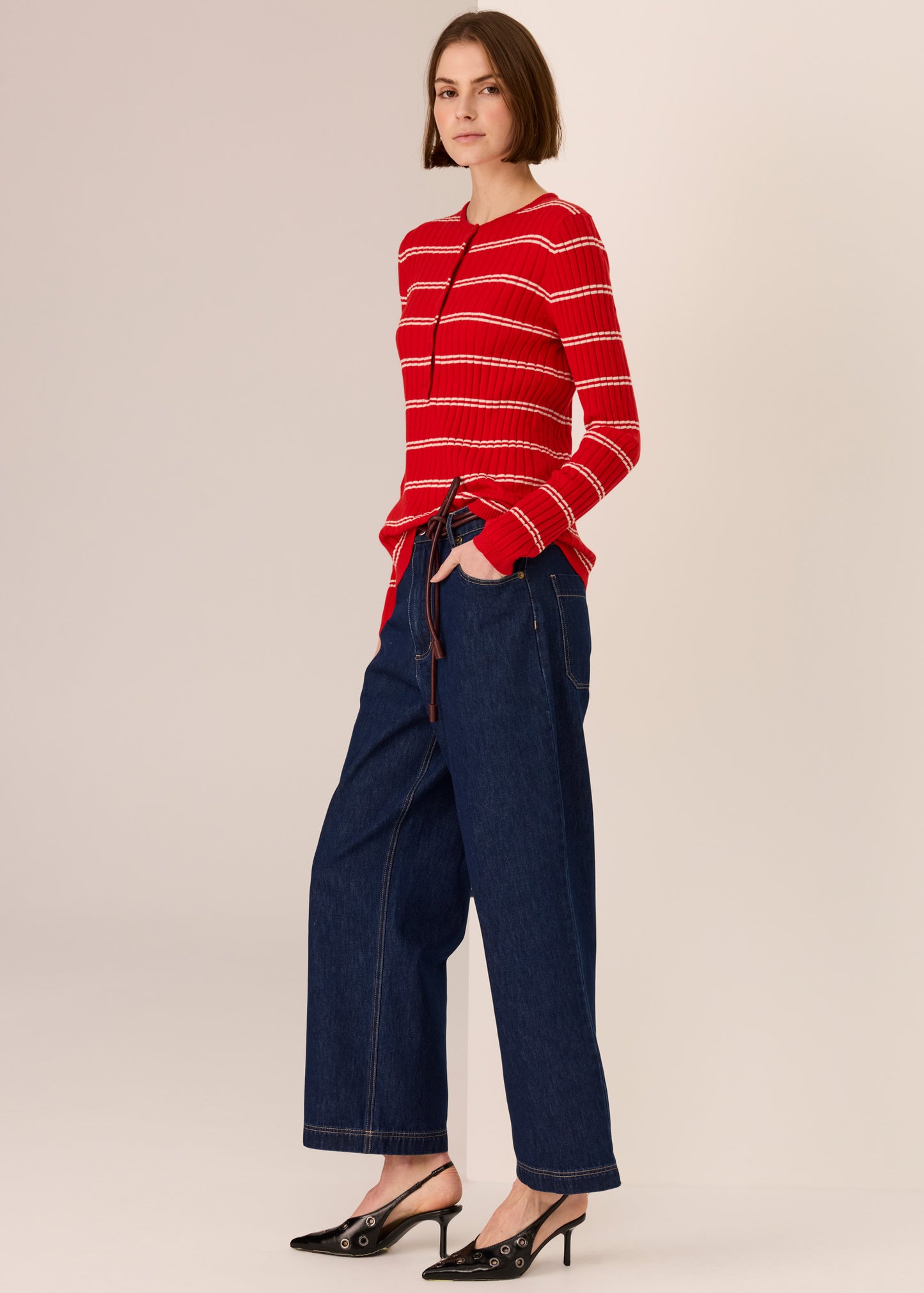 Andie Cropped Jean | Dark Wash