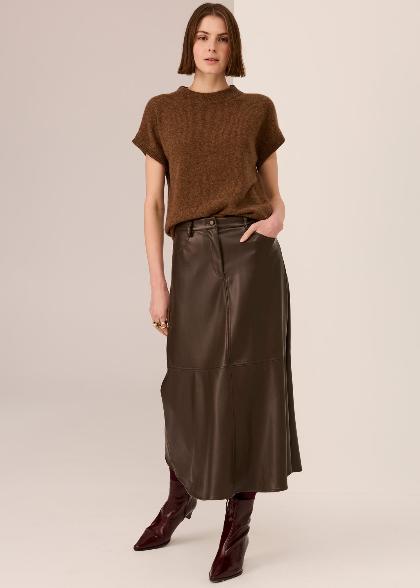 Astor Knit Top | Toffee