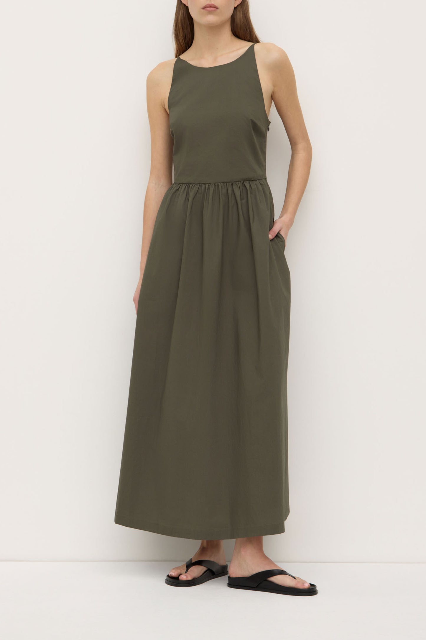 Posie Midi Dress | Moss