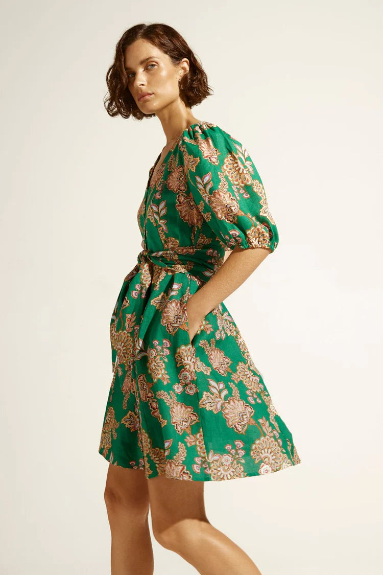 Quota Dress | K'gari Palm Green