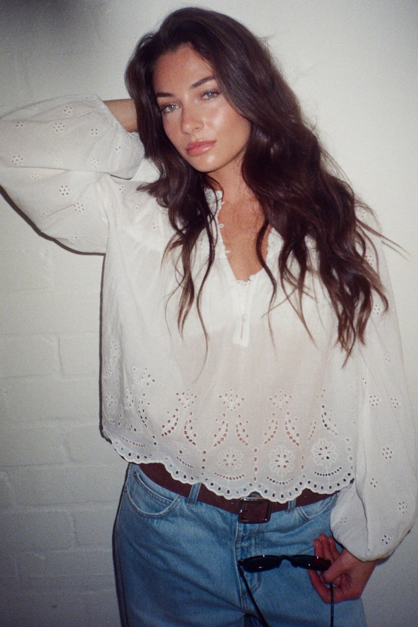 Darling Voile Blouse | White