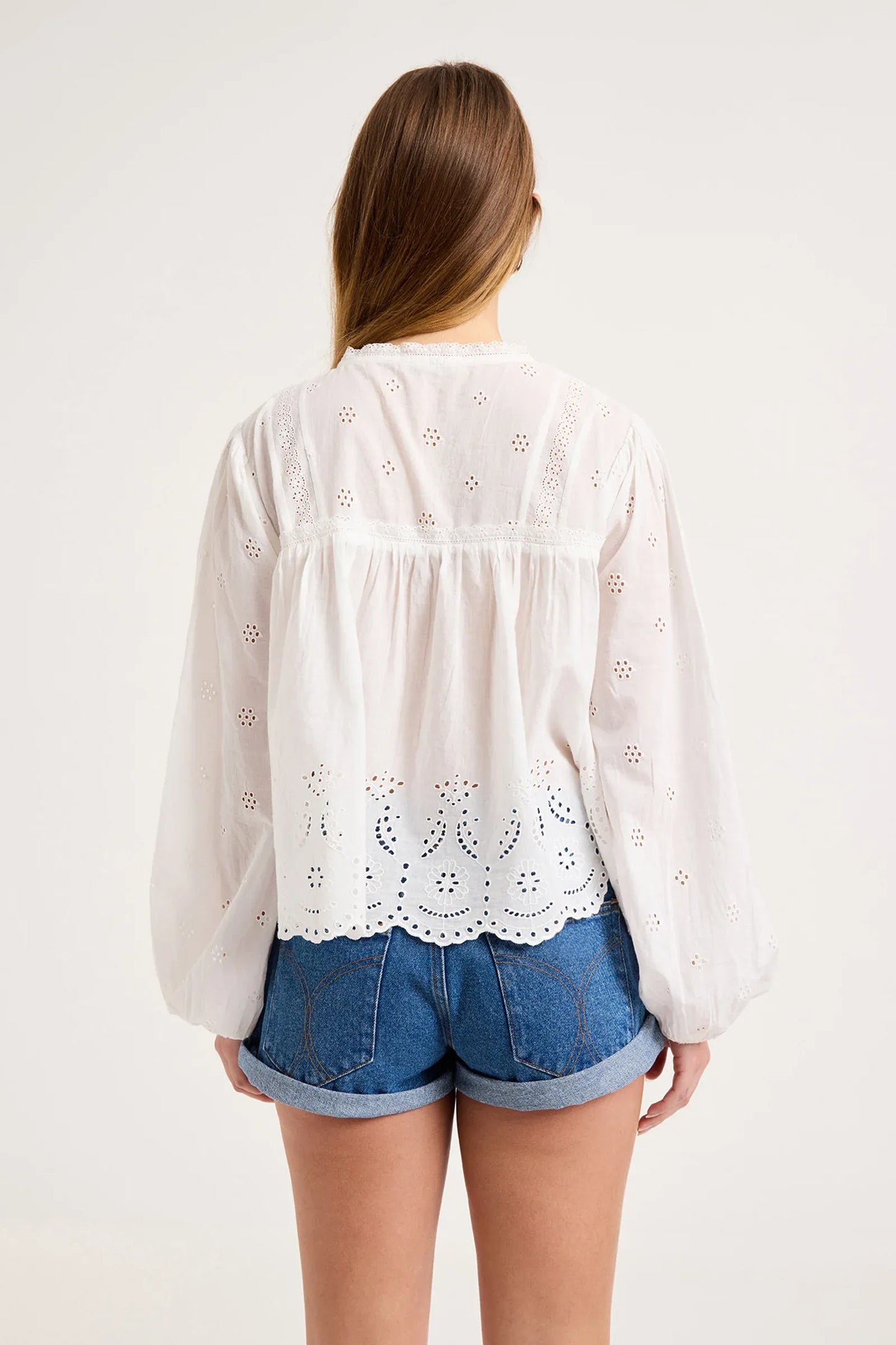 Darling Voile Blouse | White