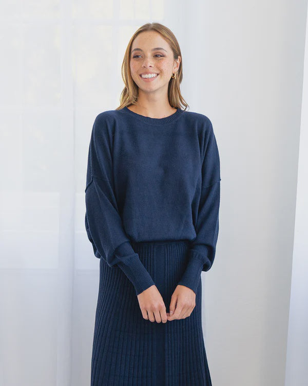 lucy Knit | Navy