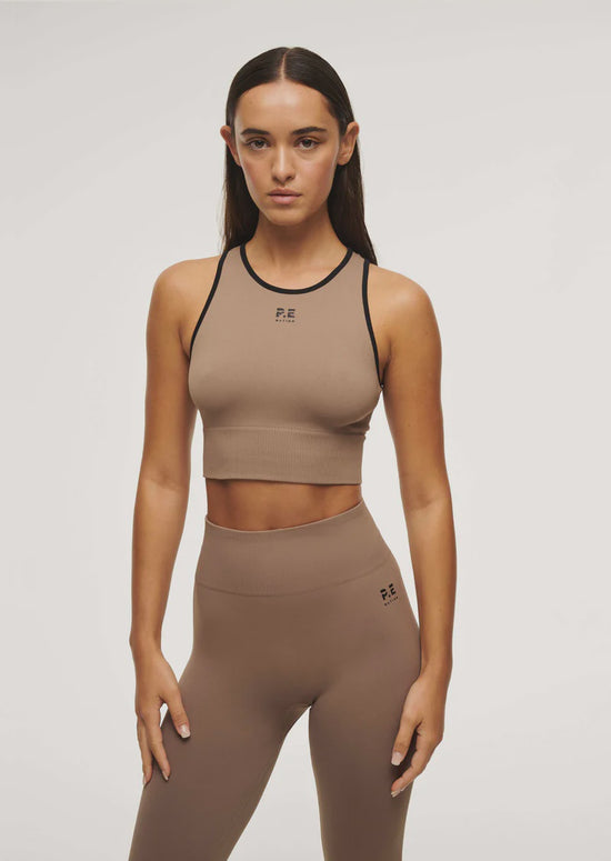 Restore Seamless Tank | Fossil Brown