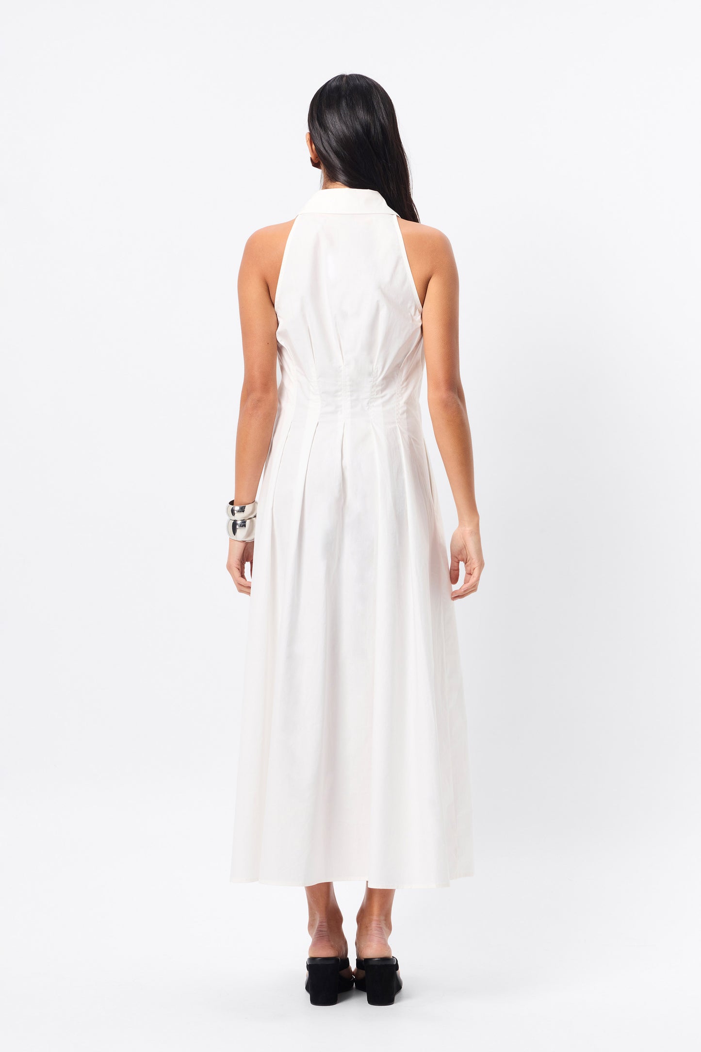 Roam Midi Dress | White