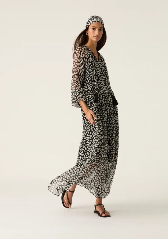 Ava Spots Midi Dress | Spots Print