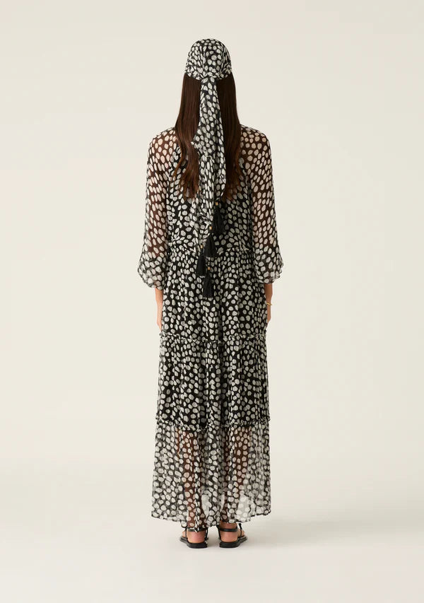 Ava Spots Midi Dress | Spots Print